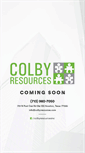 Mobile Screenshot of colbyresources.com